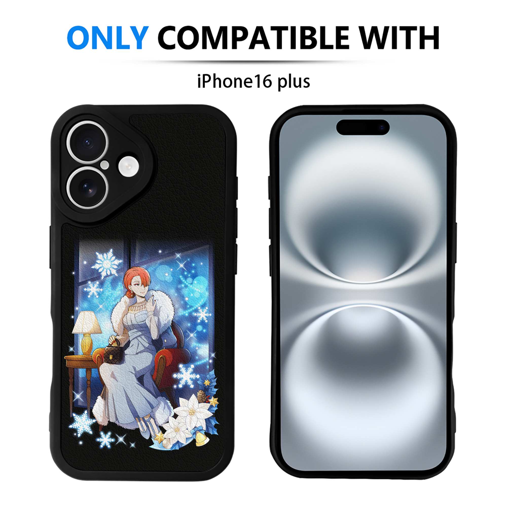（画像用） 文豪ストレイドッグス Bungo Stray Dogs 【iPhone 16シリーズ対応】シリコンスマホケース（レザー調） 材質：シリコン